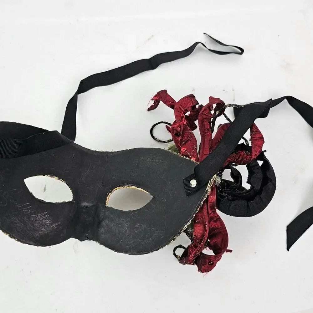 Venetian Italian Womens Masquerade Halloween Costume Party‎ Mask Tie On